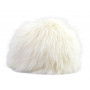 Pompom Tassel Tassel Rabbit Hair White 90 mm