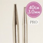 Drops Pro Aiguilles à Tricoter Circulaires Fixes Laiton 40cm 3,00mm / 15.7in US2½