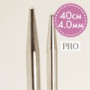 Drops Pro Aiguilles à Tricoter Circulaires Fixes Laiton 40cm 4,00mm / 15.7in US6