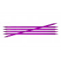 KnitPro Trendz Aiguilles à tricoter à double pointe Akryl 15cm 5,00mm / 5.9in US8 Violet