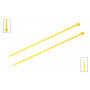 KnitPro Trendz Aiguilles à tricoter / pointe unique Akryl 25cm 6,00mm / 9.8in US10 Yellow