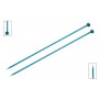 KnitPro Trendz Aiguilles à tricoter / pointe unique Akryl 30cm 5,50mm / 9.8in US9 Turquoise