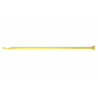 KnitPro Trendz Single Crochet Hook Acrylic 30cm 6.00mm Yellow pour Tunisian Crochet / Crochet