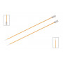 KnitPro Zing Aiguilles à tricoter / pointe unique Aluminium 25cm 2,25mm / 9.8in US1 Amber