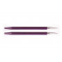 KnitPro Zing Aiguilles Circulaires Interchangeables Aluminium 13cm 6,00mm / US10 Purple Velvet