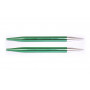 KnitPro Zing Aiguilles à tricoter circulaires interchangeables Aluminium 13cm 8.00mm / US11 Emerald