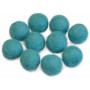 Boules Feutre 10mm Turquoise C2 - 10 pces