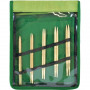 Järbo Bambu Kit Aiguilles Circulaires Interchangeables Bambou 60-100cm 3-5mm 5 tailles