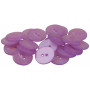 Bouton Infinity Hearts Acrylic Purple 19mm - 20 pcs