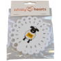Infinity Hearts Jauge pour Aiguilles à Tricoter Mouton 2-10mm (0-15 US)