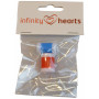 Infinity Hearts Pindetæller / Omgangstæller Ass. farver - 2 størrelser