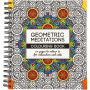 Mindfulness Livre de Coloriage Geometric Meditations 19,5x23cm - 64 pages
