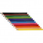 Colortime Jumbo Crayons de Couleur Couleurs Assorties - 12 pces