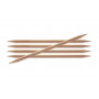 KnitPro Basix Birch Aiguilles à tricoter à double pointe Bouleau 20cm 2,25mm / 7.9in US1