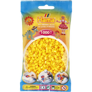 Hama Midi Perles 207-03 Jaune - 1000 pces