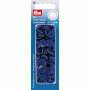 Prym Colour Snaps Push Pins Plastic Round Royal Blue 12.4mm - 30 pcs.