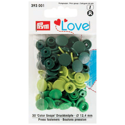 Prym Love ensemble de boutons pression en plastique (snaps) - 6