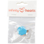 Infinity Hearts Seleclips Round Blue - 1 pièce