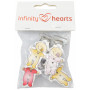 Infinity Hearts Clips de Bretelle avec Bébés Ass. couleurs - 4 pcs