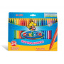 Marqueurs/crayons Carioca Ass. couleurs 2,6mm - 24 pcs