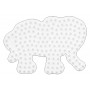 Hama Plaque Midi Éléphant Petit Blanc 9x6,5cm - 1 pce
