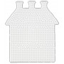 Hama Plaque Midi Maison Blanc 17x15cm - 1 pce