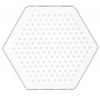 Hama Plaque Midi Hexagonal Petit Blanc 9x8cm - 1 pce
