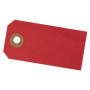 Paper Line Manilla Étiquettes Rouge 4x8cm - 10 pces