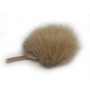 Pompom Tassel Tassel Rabbit Hair Beige 90 mm