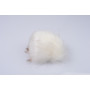 Pompom Tassel Acrylic White 80 mm