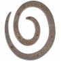 Goupille de Châle Spirale Argent Antique - 1 pce