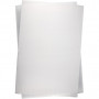 Feuille Plastique Rétractable Mat Blanc 20x30cm - 10 feuilles