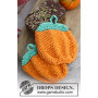 Roasted Pumpkin by DROPS Design - Patron de Porte-Pots tricotés Halloween