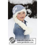 Princess Snowflake by DROPS Design - Patron de Chapeau Crochet avec Tresse tailles 1 - 8 ans