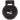 Bouchon de cordon Rond Noir 5.5mm - 1 pièce