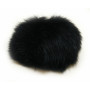 Pompom Tassel Tassel Rabbit Hair Black 100 mm