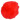 Infinity Hearts Pompon Rex Fourrure de Lapin Rouge 80mm