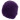 Infinity Hearts Pompon Rex Fourrure de Lapin Violet Foncé 80mm