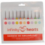 Infinity Hearts Rainbow XXS Kit Crochets 13cm 0,5-2,75mm 10 tailles