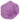 Infinity Hearts Pompon Rex Fourrure de Lapin Violet 80mm