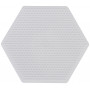 Hama Plaque Mini 594 Hexagonal Blanc - 1 pce