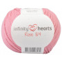 Infinity Hearts Rose 8/4 Cotton Unicolore 27 Vieux Rose Clair