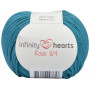 Infinity Hearts Rose 8/4 Cotton Unicolore 132 Pétrole