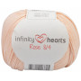 Infinity Hearts Rose 8/4 Garn Unicolor 205 Lys Fersken