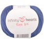 Infinity Hearts Rose 8/4 Cotton Unicolore 114 Bleu Marine