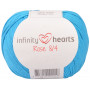 Infinity Hearts Rose 8/4 Cotton Unicolore 125 Turquoise