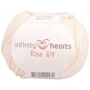 Infinity Hearts Rose 8/4 Cotton Unicolore 172 Blanc Cassé