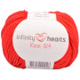 Infinity Hearts Rose 8/4 Cotton Unicolore 19 Rouge