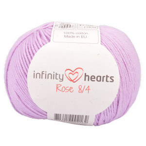 Infinity Hearts Rose 8/4 Cotton Unicolore 52 Pourpre Clair