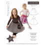 MiniKrea Patron de Couture 50101 Robe Cercle - Patron Papier tailles 0-10 ans